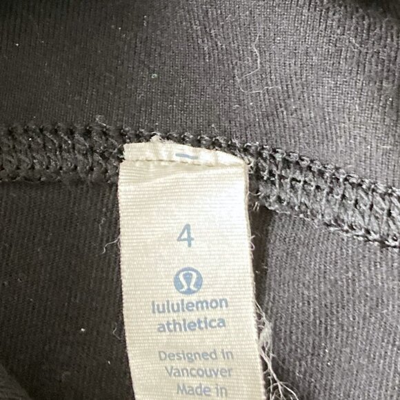 Lululemon Bhakti Jacket, black asymmetrical zip up jacket / sweater, thumbholes - Picture 5 of 5